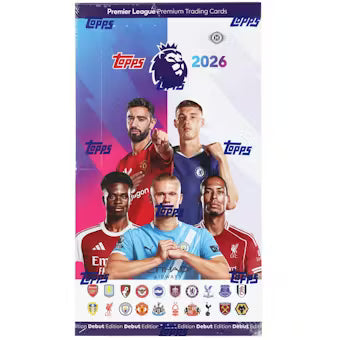 2025-26 Topps English Premier League Soccer Hobby 12 Box Case