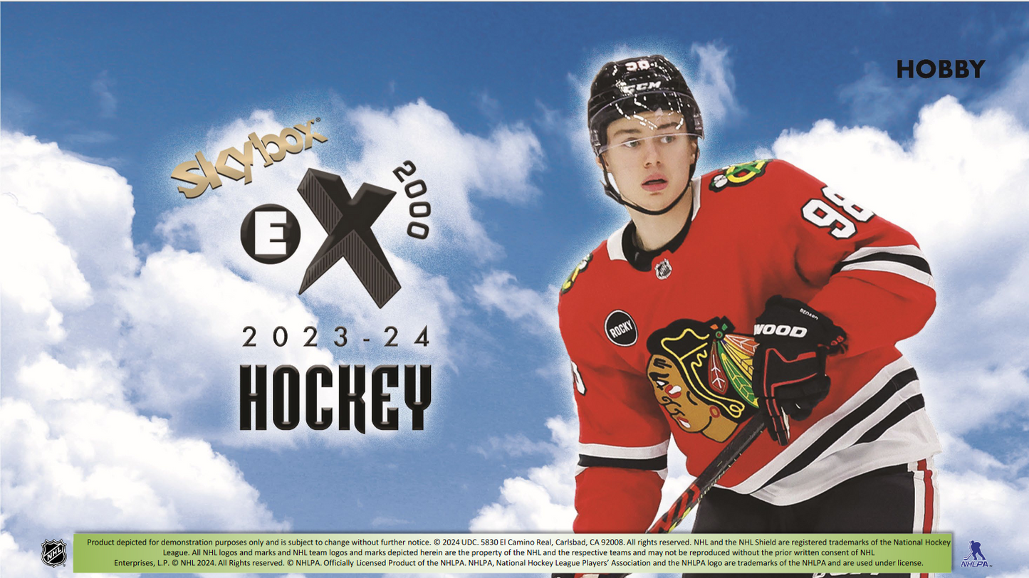 2023-24 Upper Deck Skybox E-X 2000 Hockey Hobby 12 Box Case